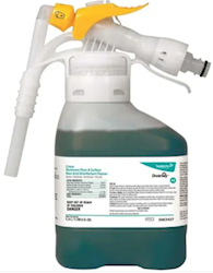RESTROOM CLEANER, DISINFECTANT, NON-ACIDIC, DIVERSEY CREW RTD, 52.7 OZ, 1/EA LARGE